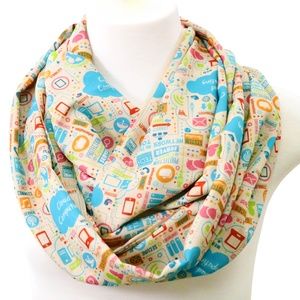 Software engineer infinity scarf Python women code